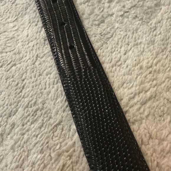 Java Lizard skin leather belt Nike Tiger Woods size 36-34 large black - Picture 14 of 16